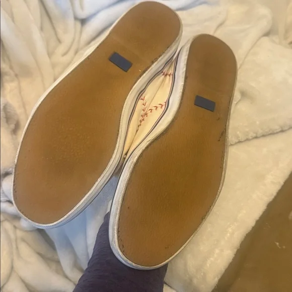 Keds Cream and red Toronto Blue Jays Sneakers size 19 - Picture 6 of 8